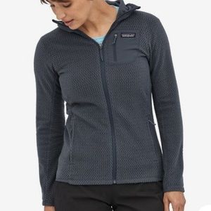 Patagonia R1 Air Full-zip Hoody Size XS Smolder Blue